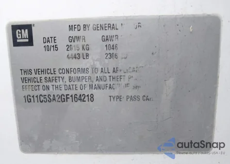 2016 Chevrolet Malibu Limited Lt from USA, damaged, VIN 1G11C5SA2GF164218